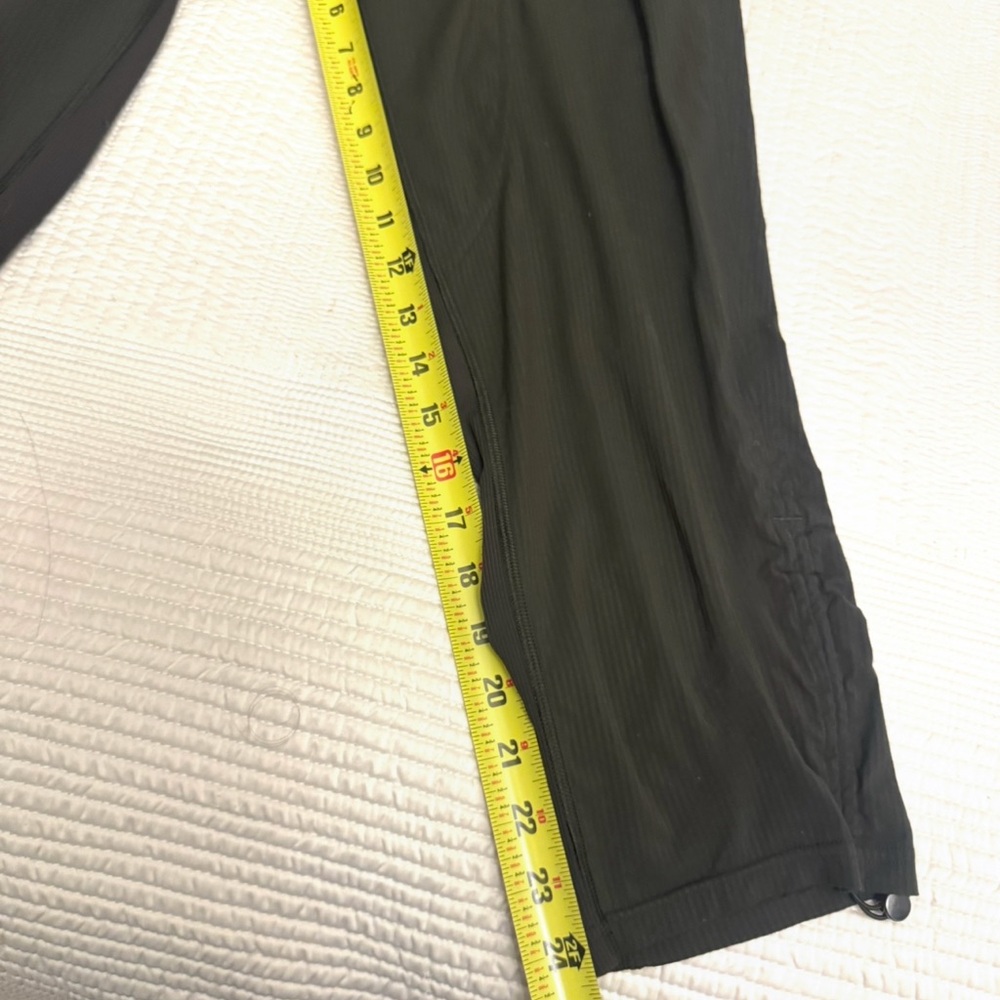 LULU LEMON Dance Studio Dark Army Green Mid Rise Pant Size 6 - Picture 9 of 16